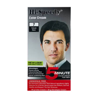 رنگ موی مردانه های اسپیدی شماره 7 hi speedy (مشکی)