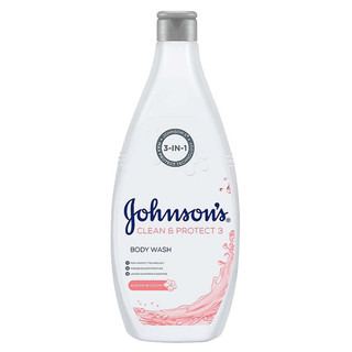 شامپو بدن عصاره شکوفه بادام Protect 3 جانسون (750ml)|رطوبت رسان ،شاداب کننده و محافظت کننده